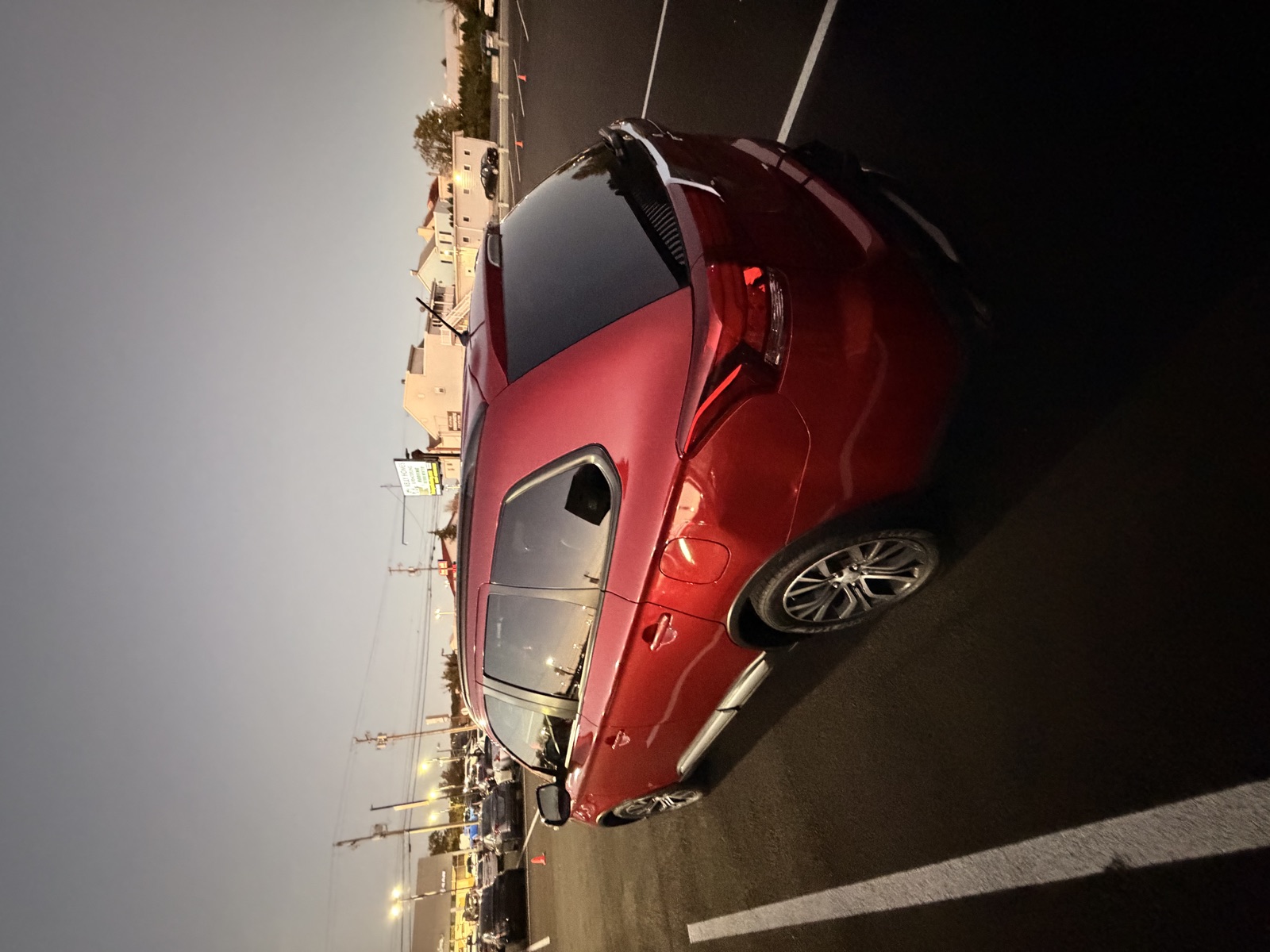 Mitsubishi Eclipse Cross exterior at night after detail